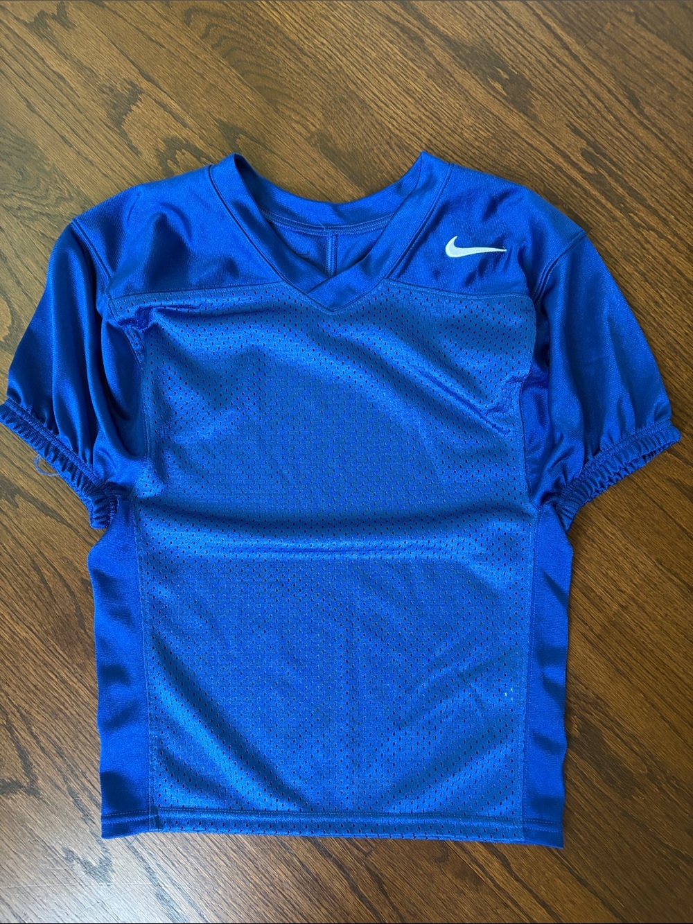 Nike Boys Blue Short-Sleeve Performance Jersey